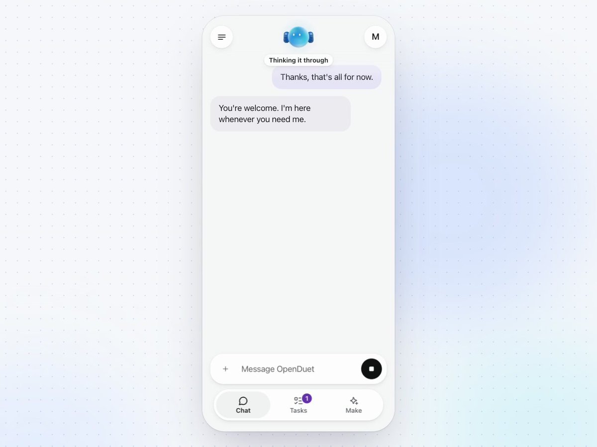OpenDuet: an open-source take on Claude Duet's proactive agent