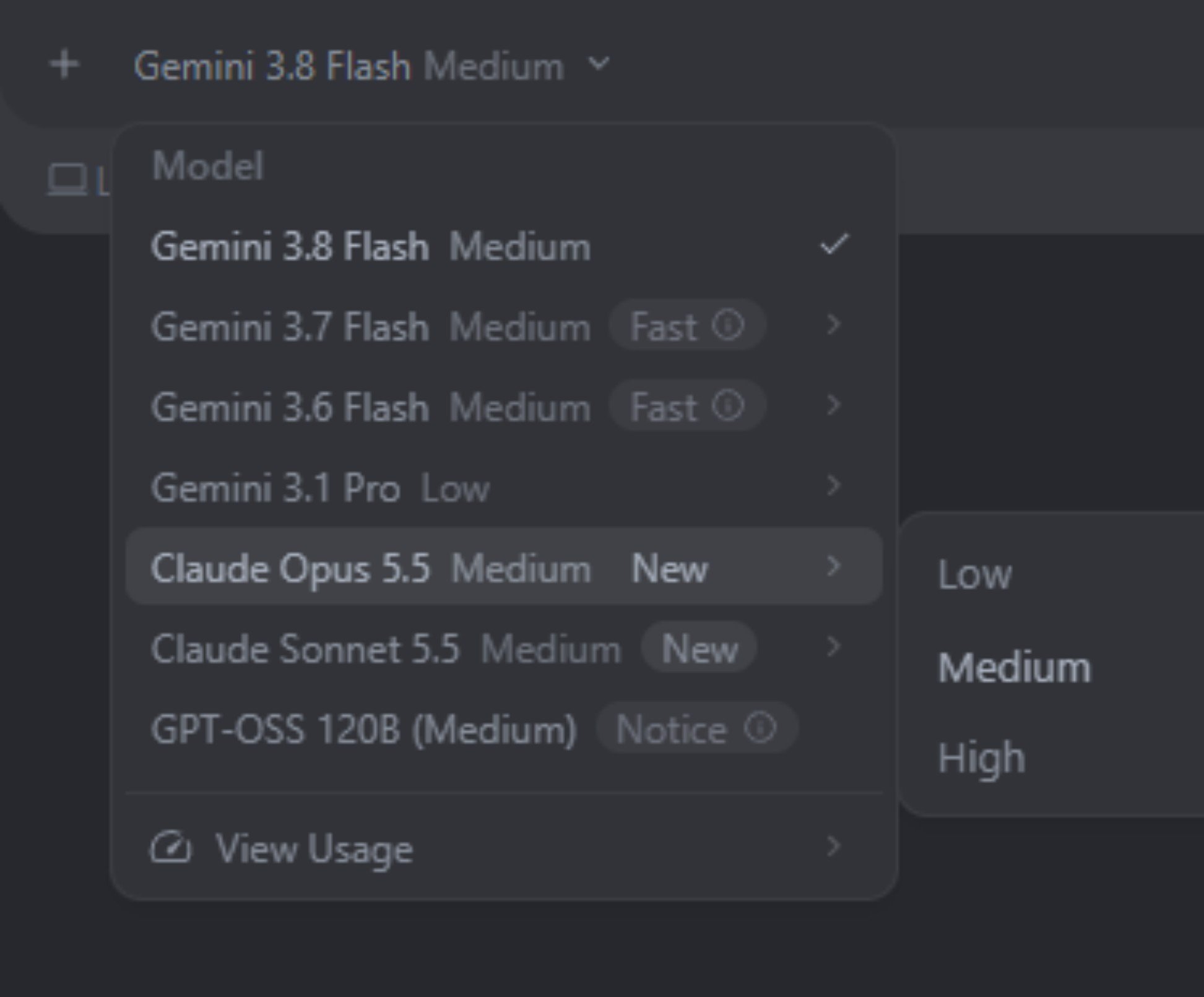 Antigravity said to add Opus 5.5 and Gemini 4 Argon