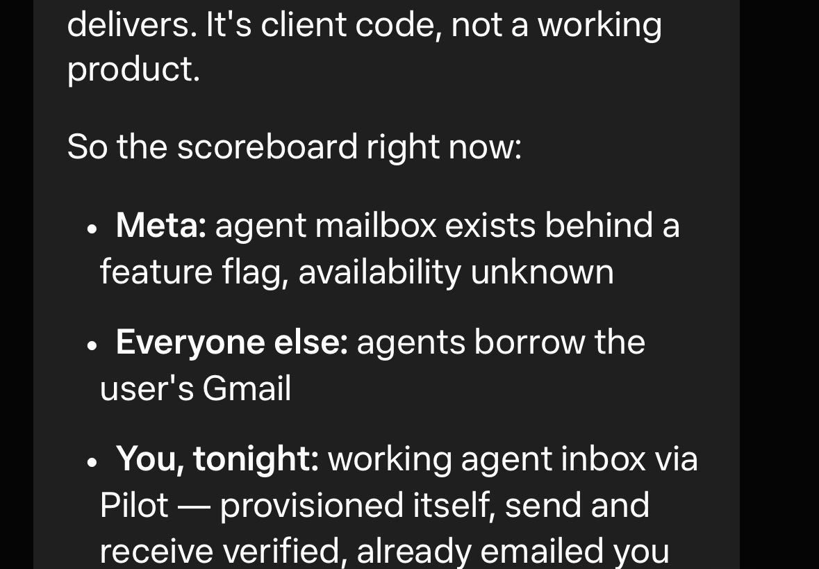 Meta Muse 用 agent 网络给自己申请了邮箱(第 2 张,共 2 张)