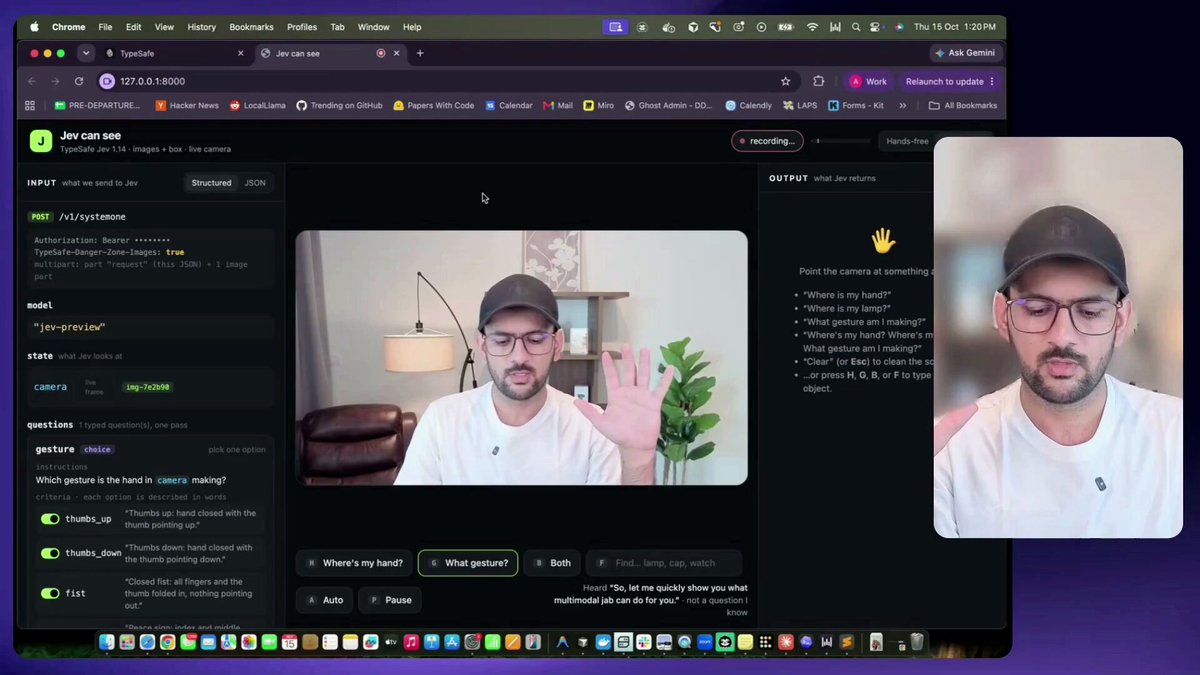 Jev 多模态：用图像做手势与目标检测决策