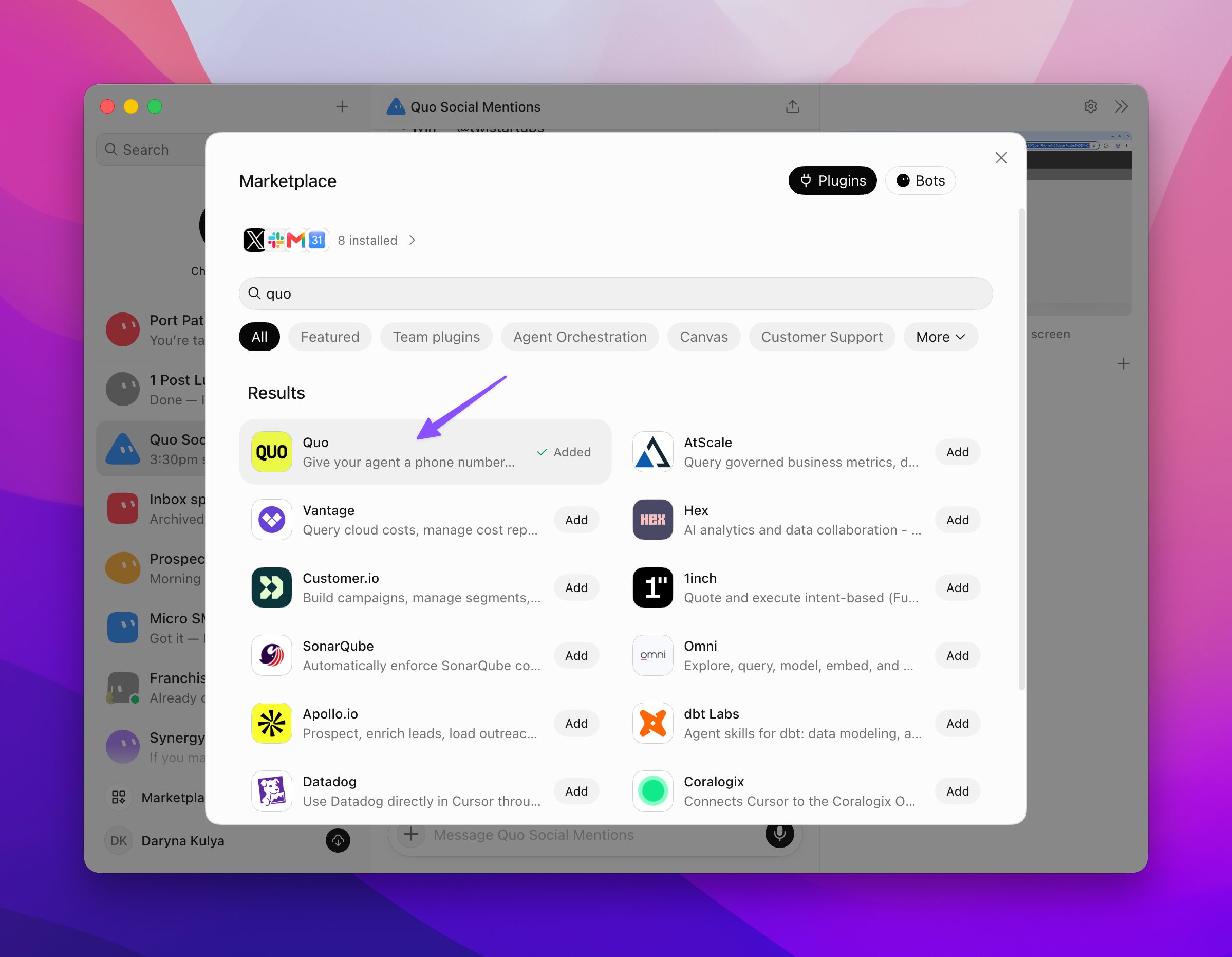 Quo launches as a plugin in the Grok Bot marketplace