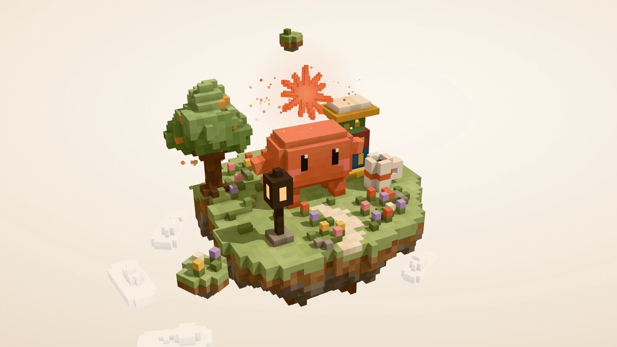 Claude Opus 5.5 builds a voxel version of itself with full animations