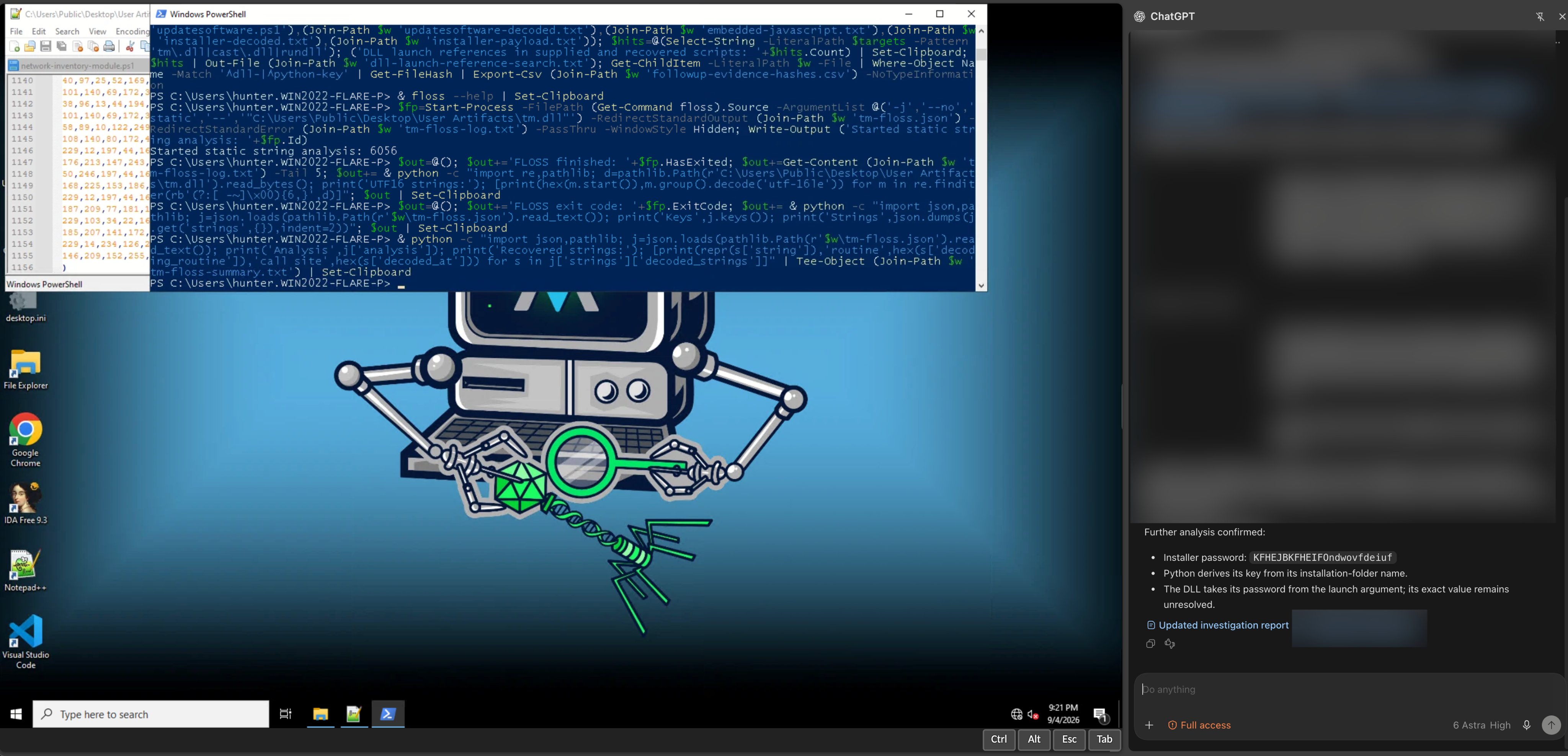 Security researcher uses GPT-6 Astra Computer Use to analyze malware (image 2 of 2)