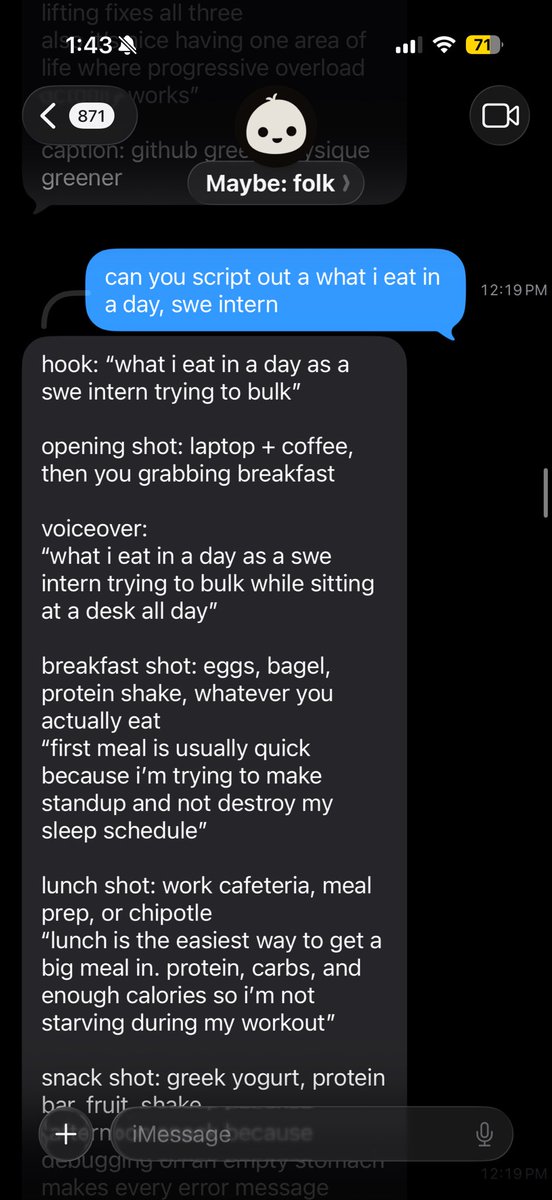 航班只有 iMessage 时用 Folk 干活(第 2 张,共 2 张)