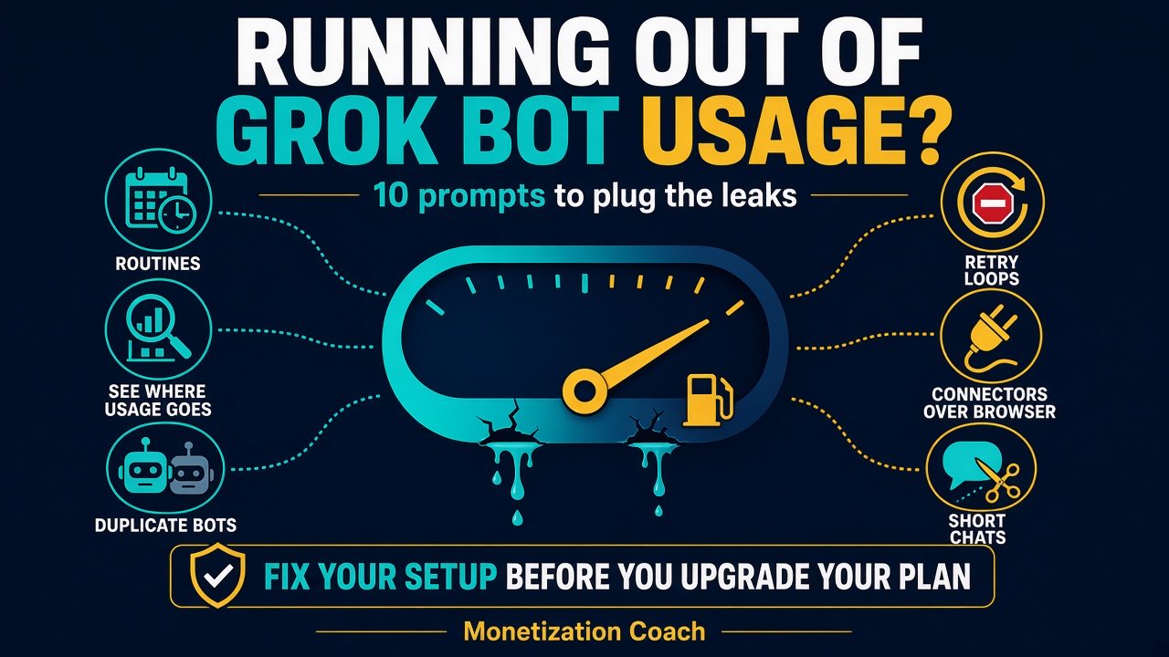 Grok Bot 额度不够用？10 条提示词优化配置
