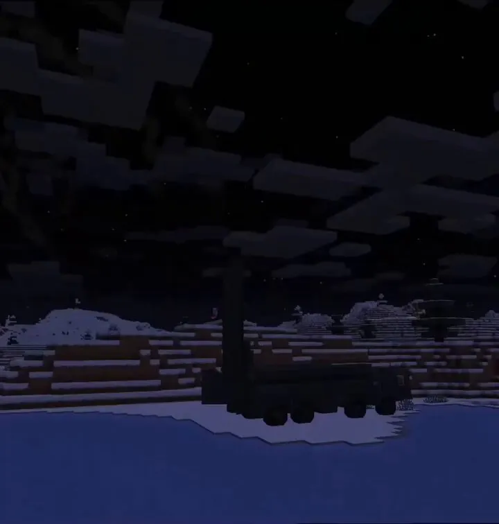 Opus 5.5 renders a night air-defense launch over a frozen lake