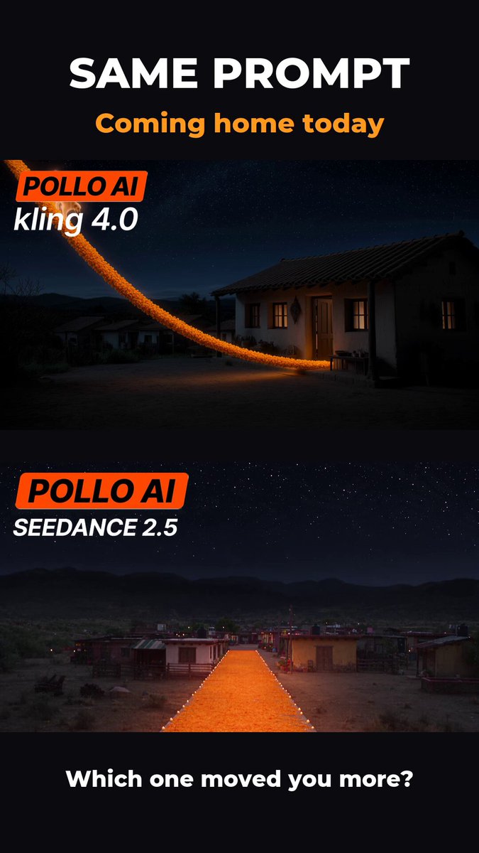 同一提示词对比 Kling 4.0 与 Seedance 2.5