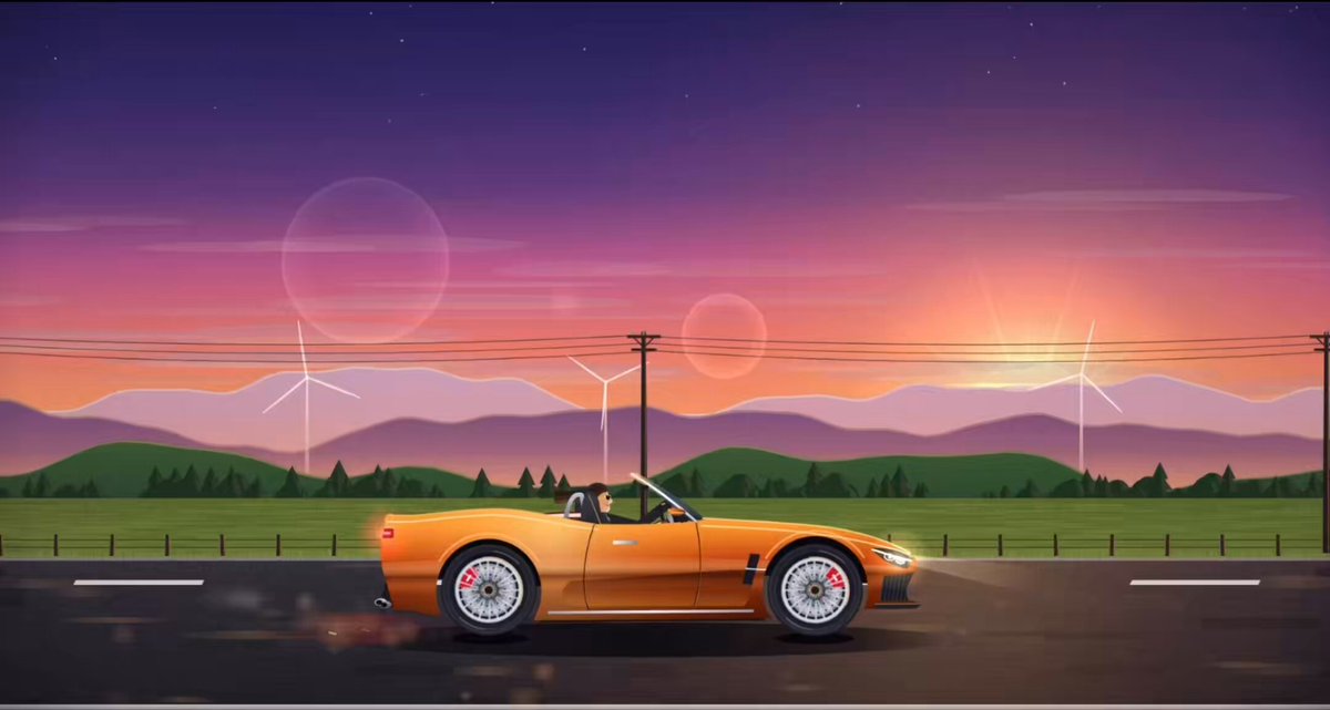 Gemini 4 Carbon output from Arena under gemini 4 argon: sunset Bentley convertible