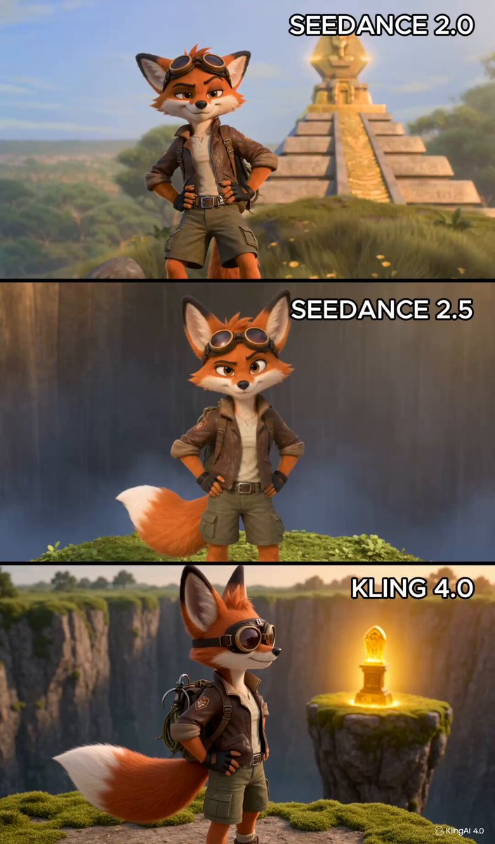同提示词对比 Seedance 2.0/2.5 与 Kling 4.0 的喜剧节奏