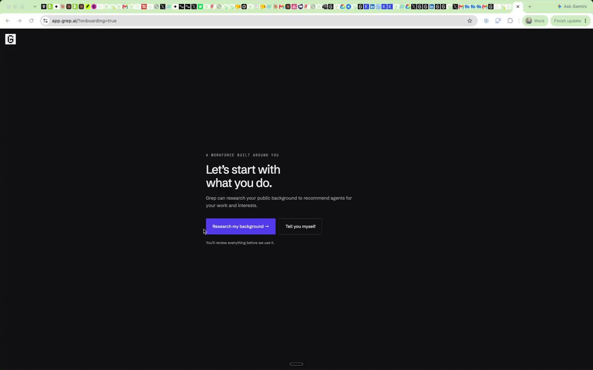 grep.ai 用 Jev 把 onboarding 从数分钟压到 30 秒