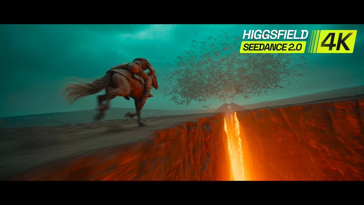 Seedance 2.0 在 Higgsfield 支持 4K 全流程