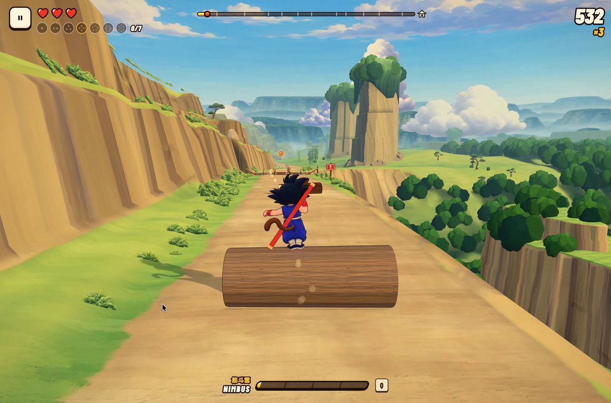 Dragon Ball fan runner game built with Opus 5.5 and Three.js