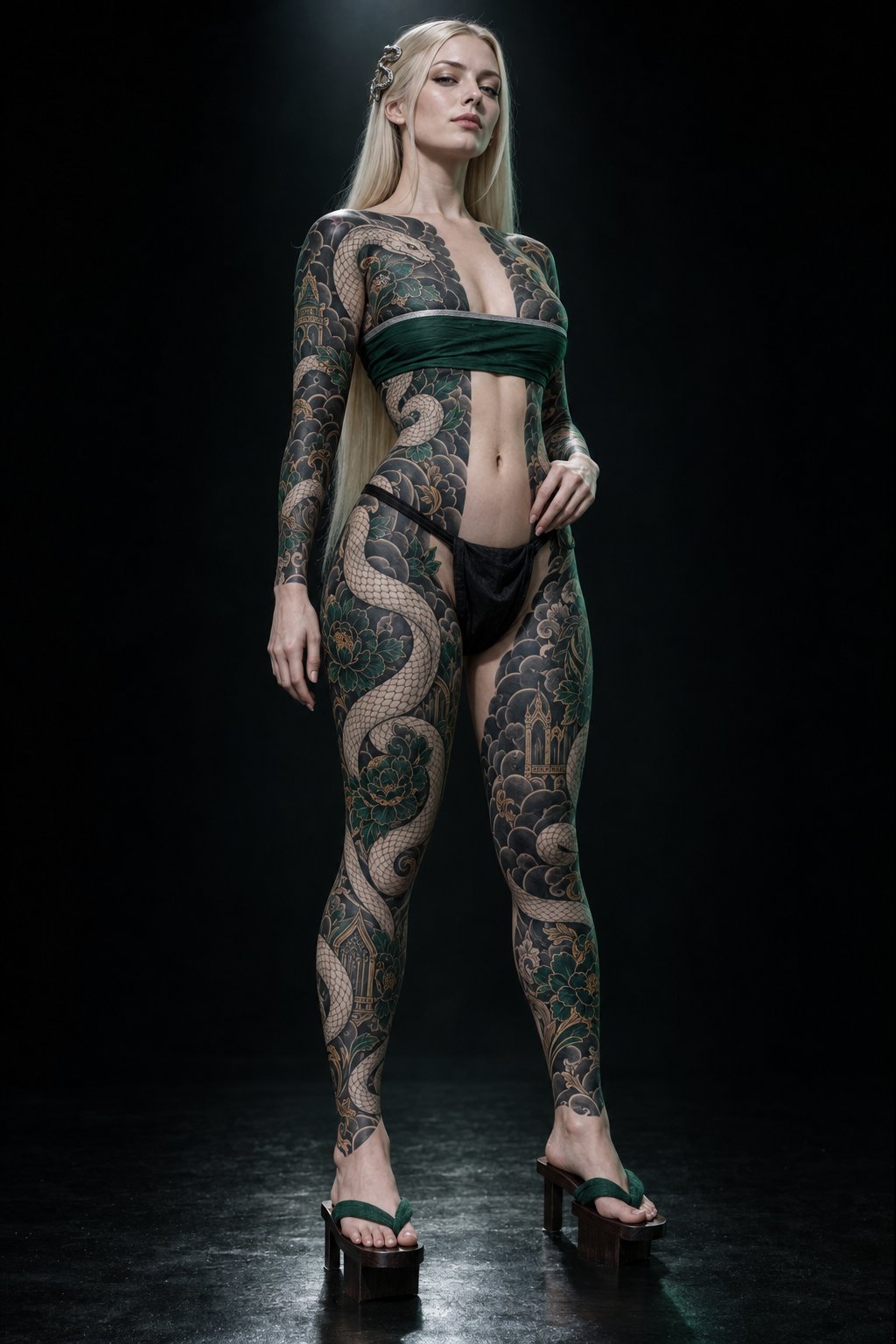 Harry Potter gender-swap and Yakuza tattoo prompt for GPT Image 2.5 (image 1 of 4)