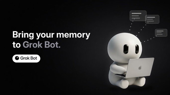 Grok Bot adds memory import from other assistants