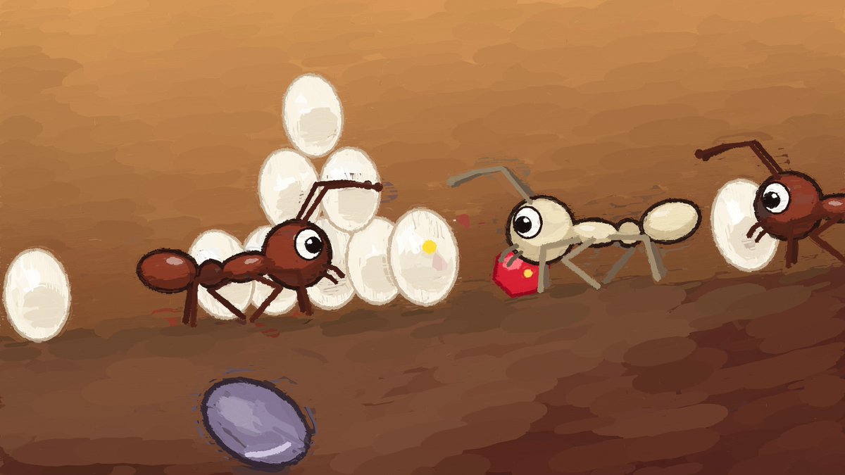 Opus 5.5 renders an ant's day as a code-only animation