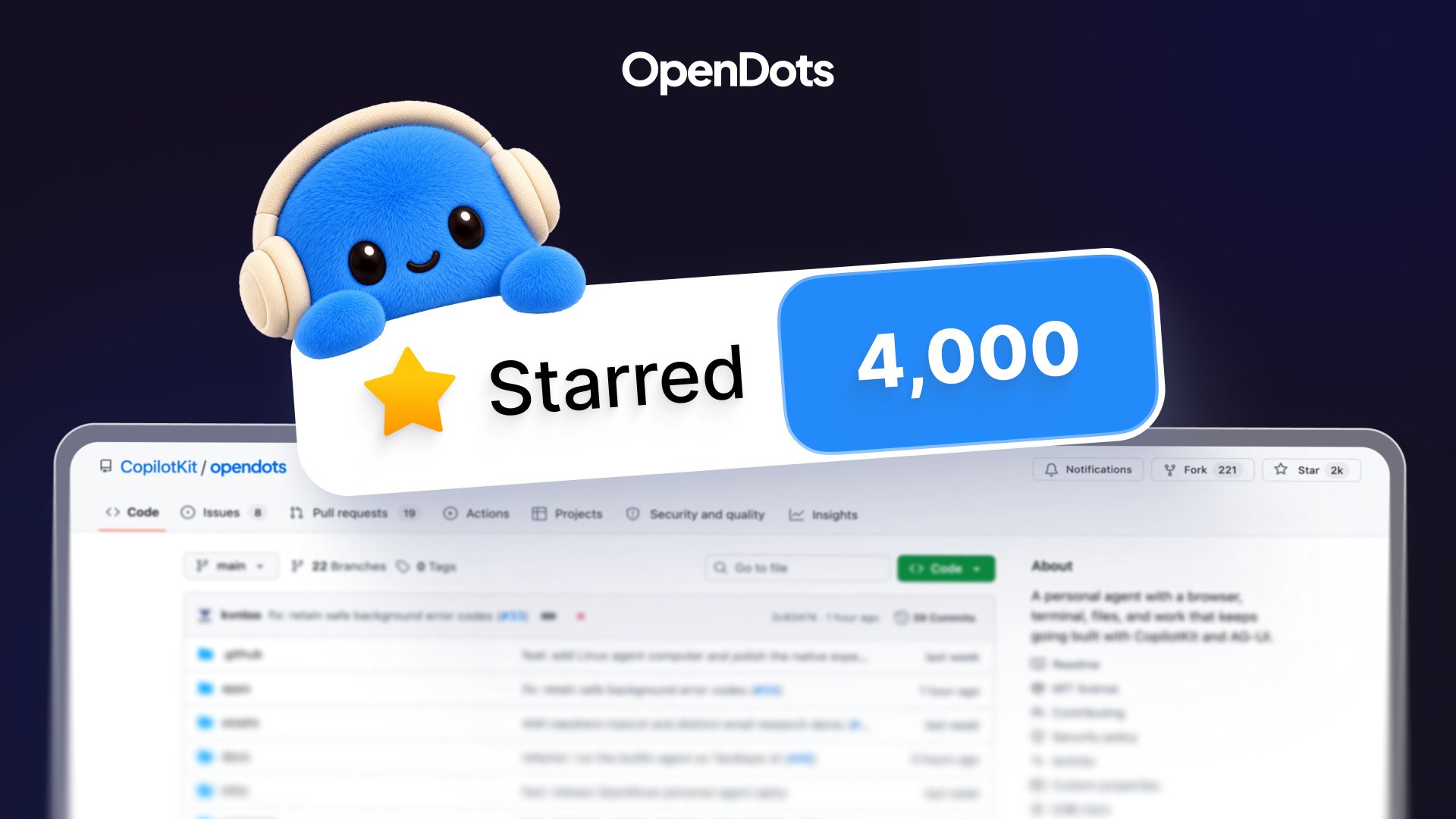 开源 OpenAI Dots 模板 OpenDots 一周破 4000 星