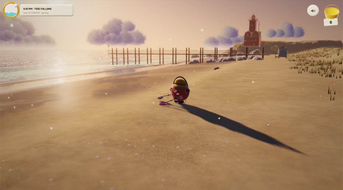 Opus 5.5 builds a cozy sunset metal detector game from a few prompts