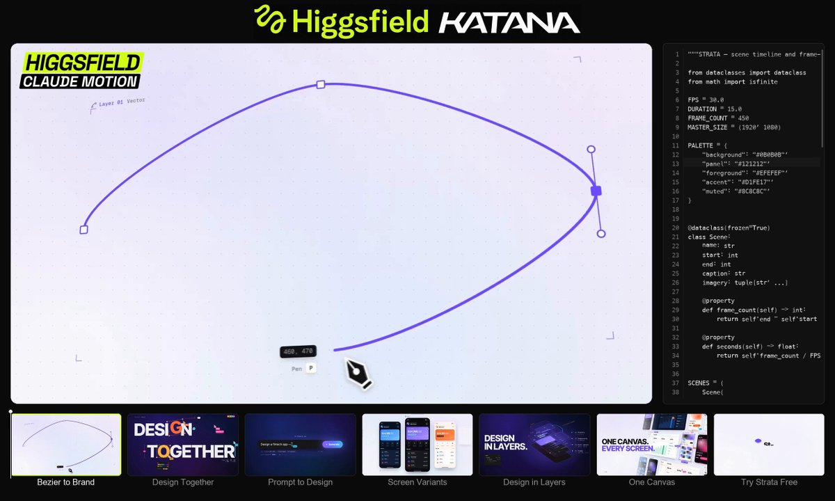 Katana 生成 Strata 发布视频演示