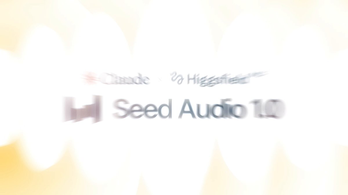 Higgsfield 上线 Seed Audio 1.0 音频模型