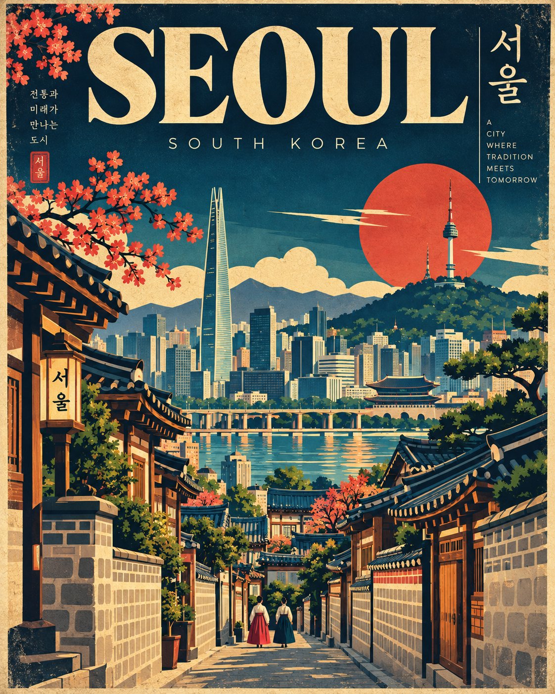 GPT Image 2.5 prompt for retro Japanese travel posters (image 2 of 4)