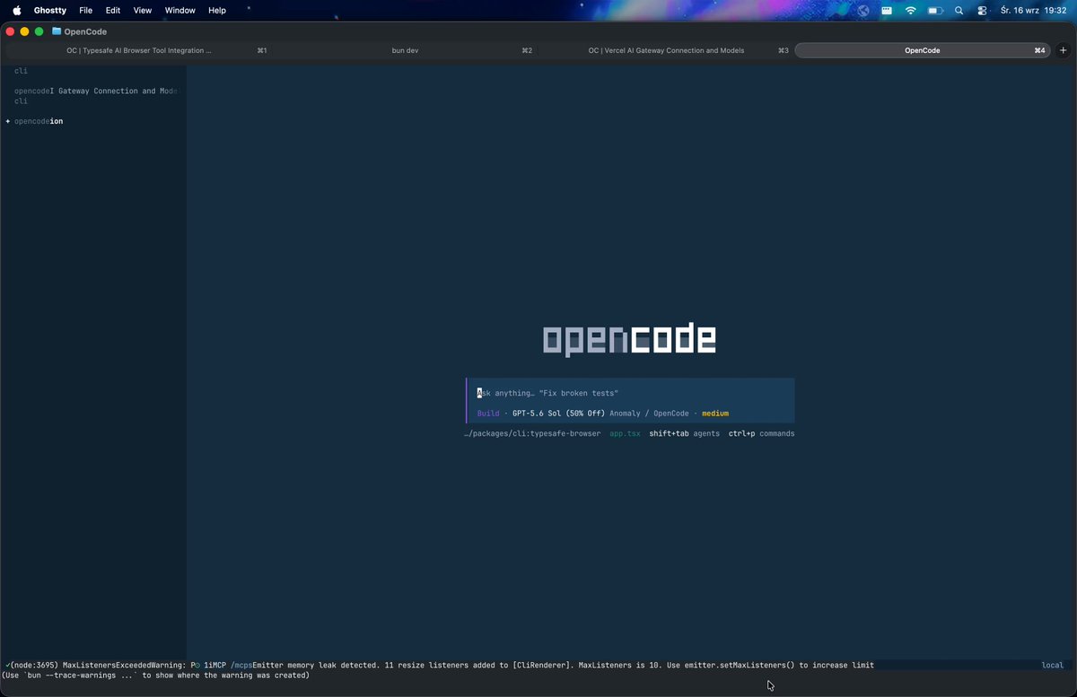 Jev 加 opencode 做应用测试