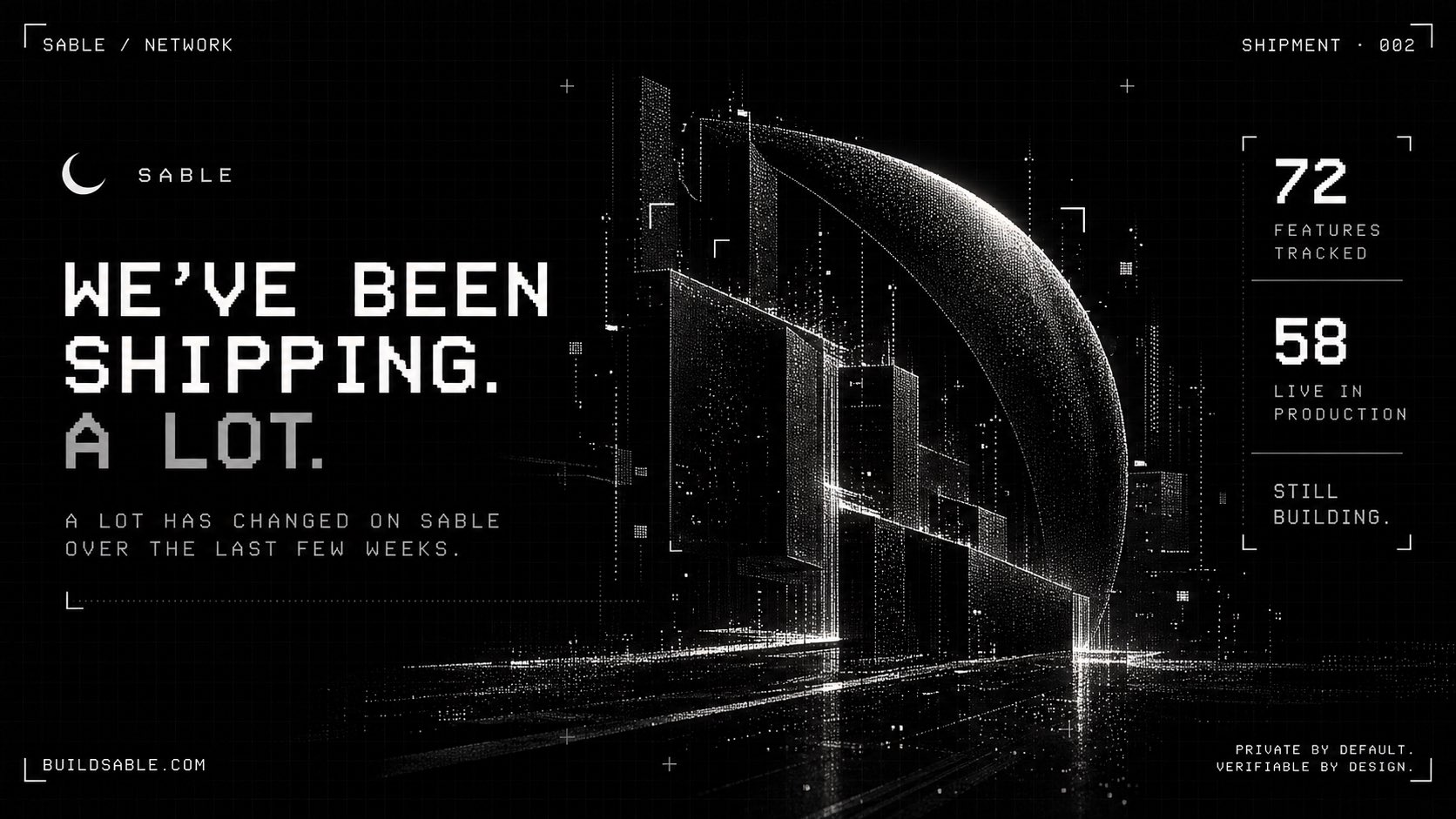 Sable ships 58 features including Agent Runtime and MCP Gateway