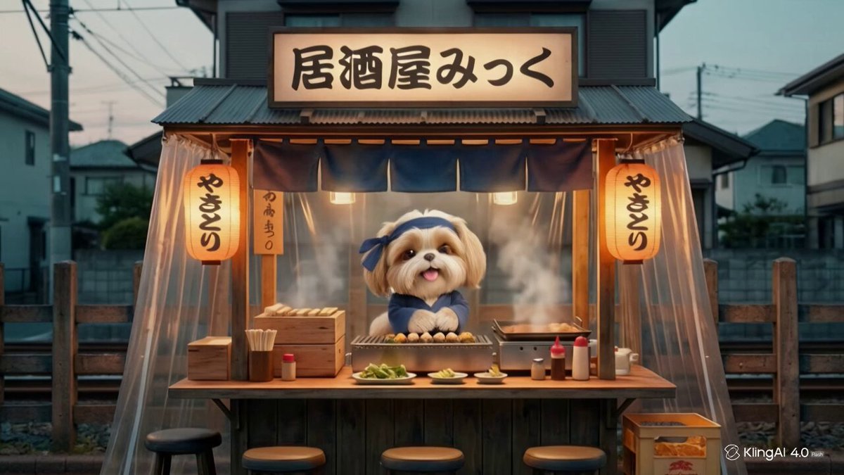 Kling 4.0 Flash 实测：角色表+起始帧做切菜动作