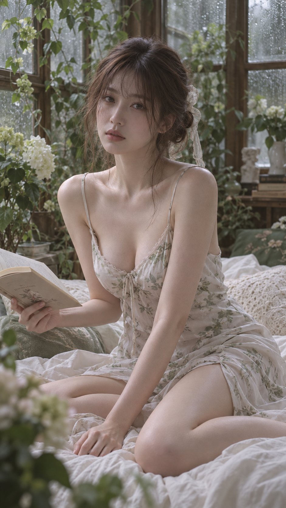 ChatGPT Images 2.5 portrait test: reading together on a rainy day (image 3 of 4)