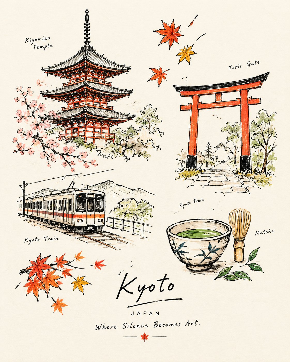 GPT Image 2.5: hand-drawn travel journal prompt (image 1 of 3)