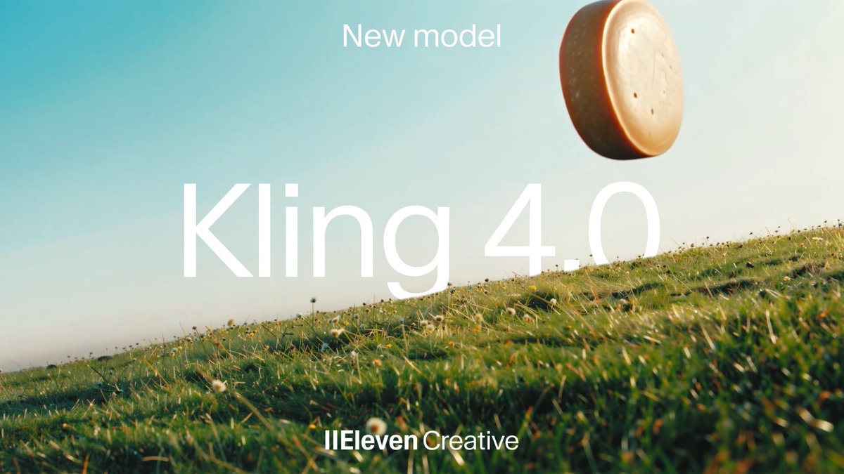 Kling 4.0 上线 ElevenCreative：30 秒原生生成与 10 个参考