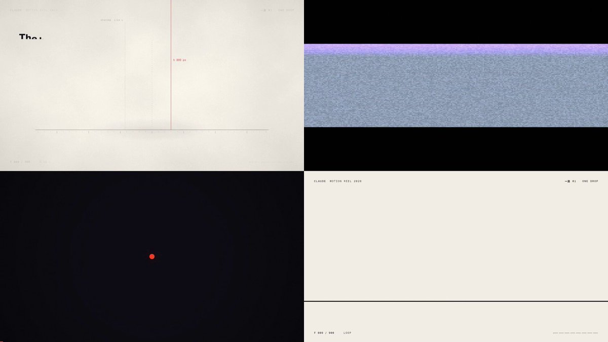 Opus 5.5 builds motion visuals in pure HTML, no After Effects or plugins
