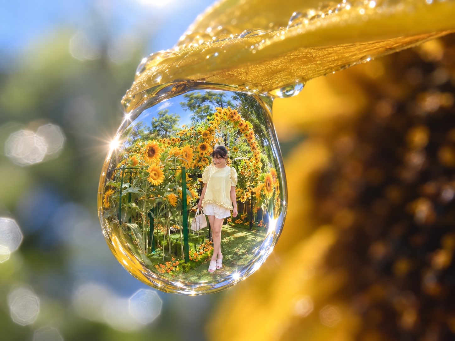 ChatGPT Images 2.5 turns summer memories into water-drop images