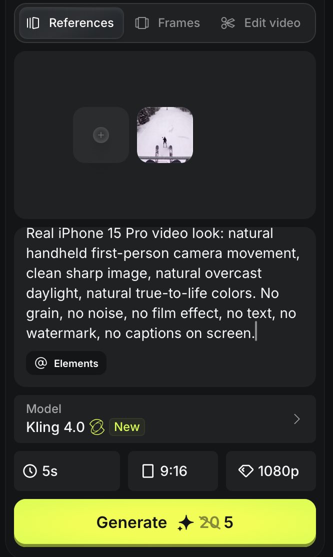 用户称 Kling 4.0 五秒视频仅 5 积分，疑为 bug