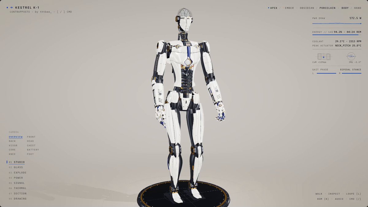 用 Gemini 4 Argon + Three.js 做可交互 3D 人形机器人