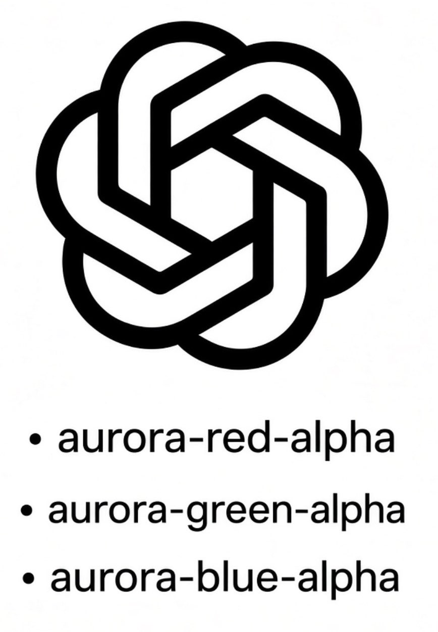 OpenAI 追踪器出现 Aurora 三色 alpha 检查点(第 2 张,共 2 张)