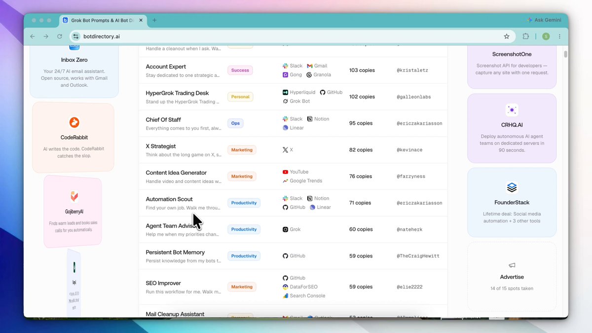 Grok Bot guide: copy existing workflows instead of rewriting prompts