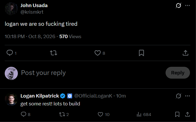 User asks Logan to wake them for Gemini 4 Argon launch