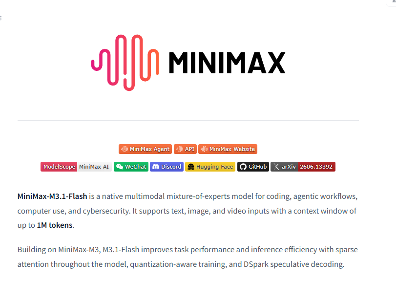 MiniMax M3.1 Flash open weights at 252GB: quantization size rundown