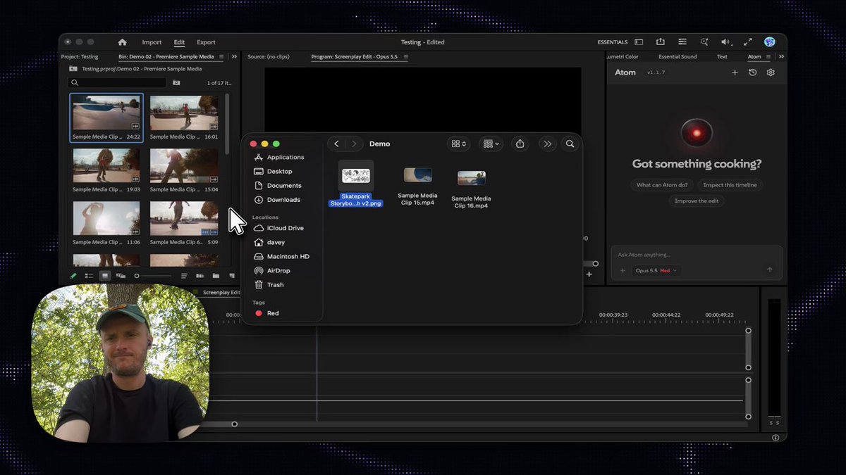 视频对比：Opus 5.5 与 GPT-6 Sol 谁更会用 Premiere Pro