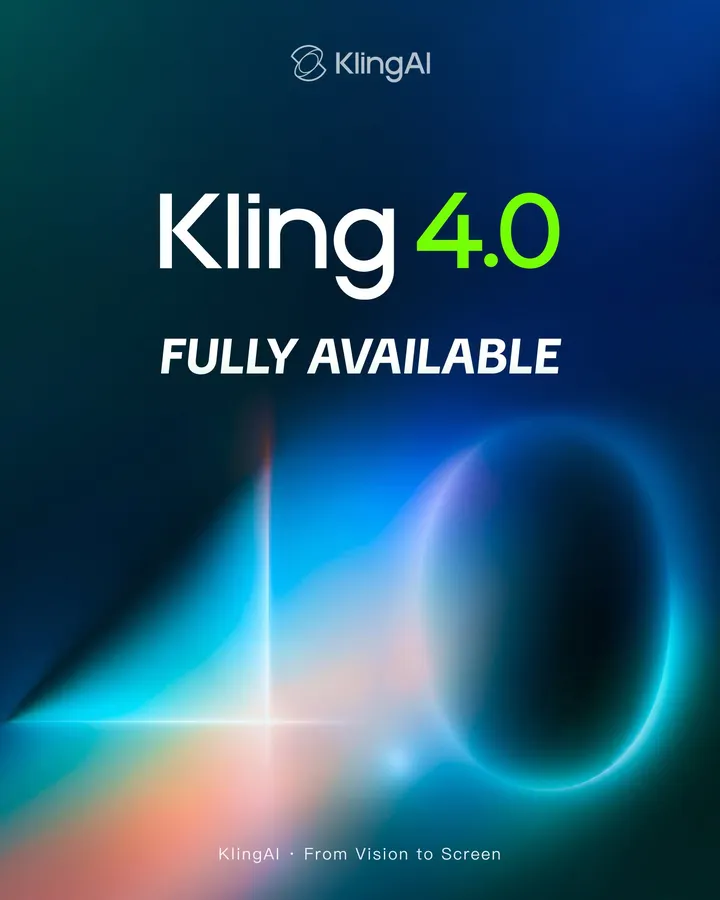 用户在 Kling 官方平台用 4.0 生成 30 秒视频