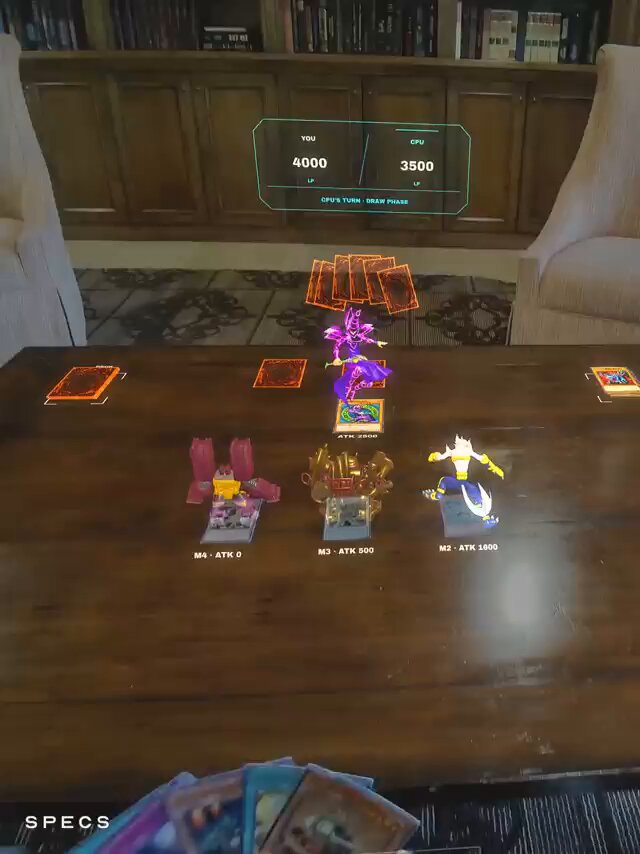 Snap AR 眼镜上的游戏王 AR 对战原型